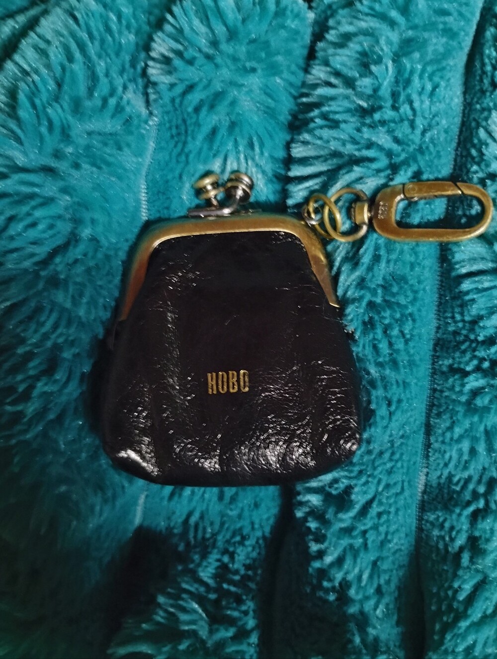 HOBO Run Clip Frame Leather Pouch